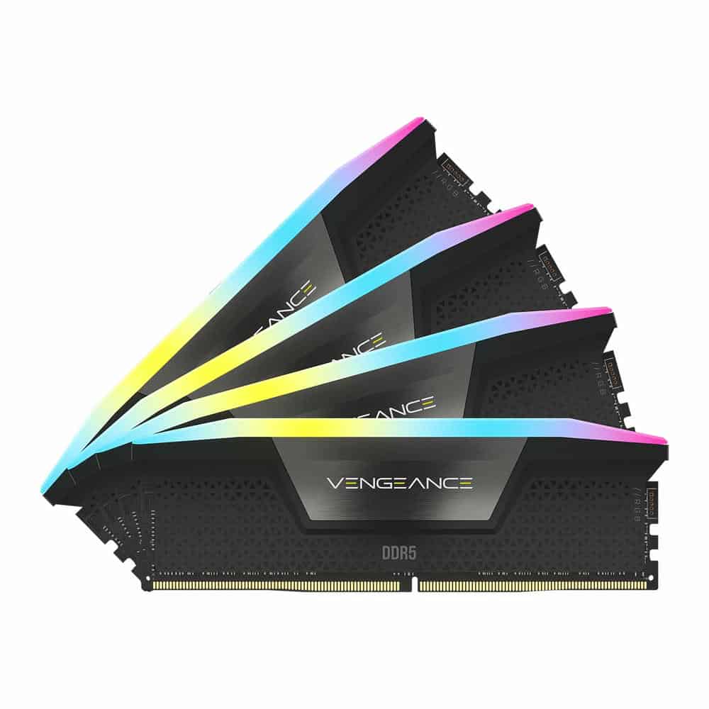 (image for) Corsair Vengeance RGB Black 64GB 6200MHz DDR5 Memory Kit